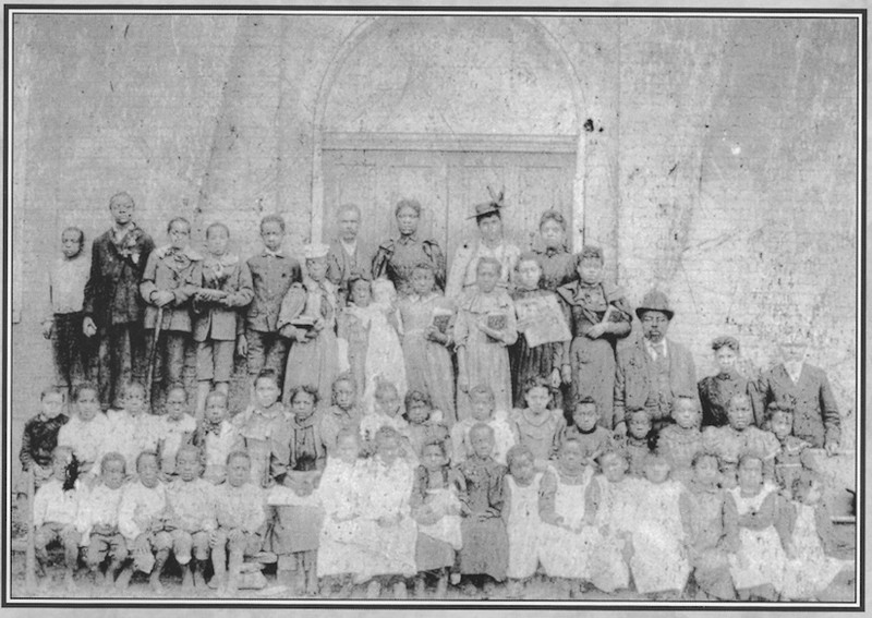 Shorter Chapel Sunday School class, perhaps taken upon the dedication of the sanctuary in 1873.