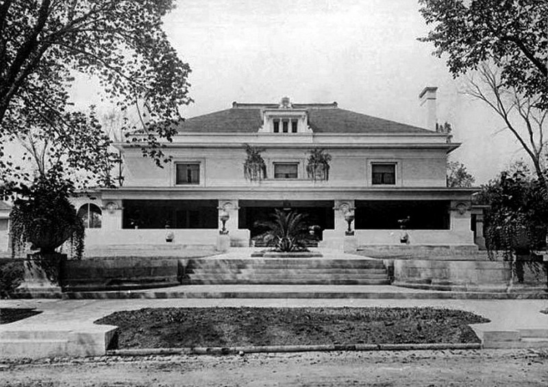 Black and white photo of Pleasant Home