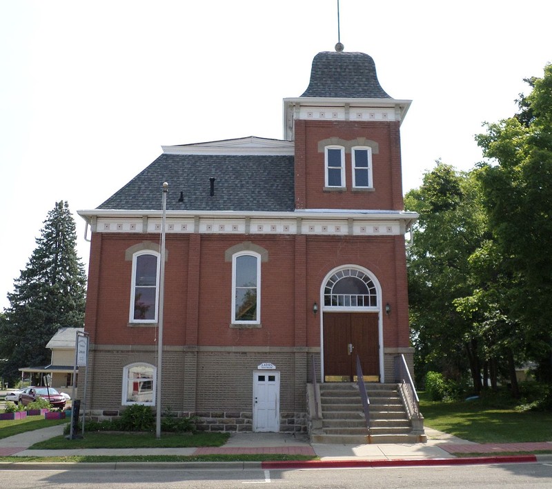 The Vermontville Opera House was built in 1896 and is now used as the town's library.