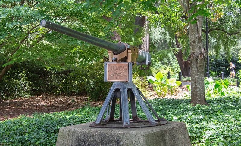 Gun from the U.S.S. Maine, 2019 (Battleship Maine Memorial).