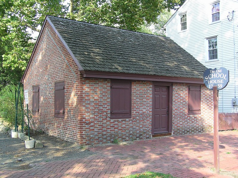 The Old Schoolhouse of Mt. Holly, NJ, built in 1759.