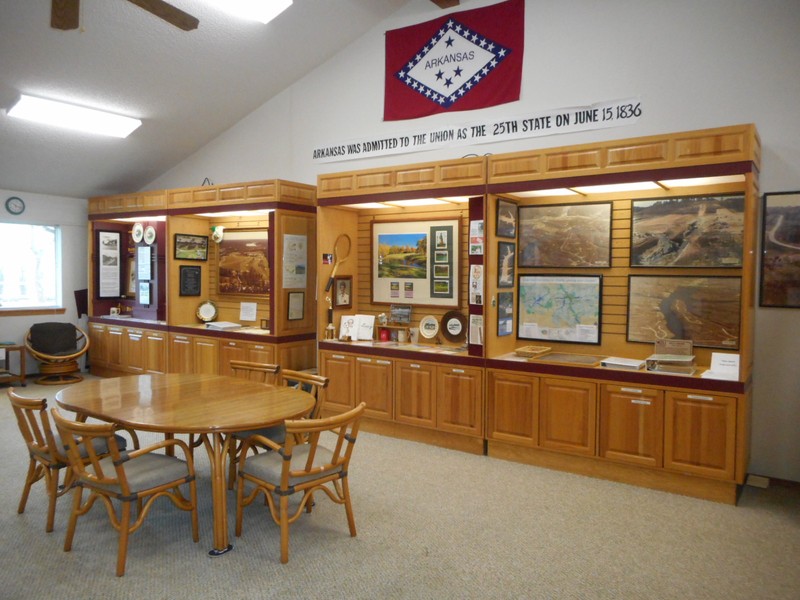 One of the exhibit rooms