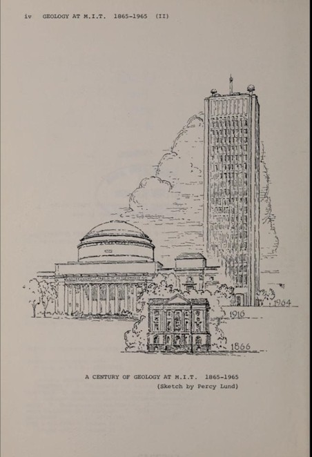 Black & White Sketch of three buildings