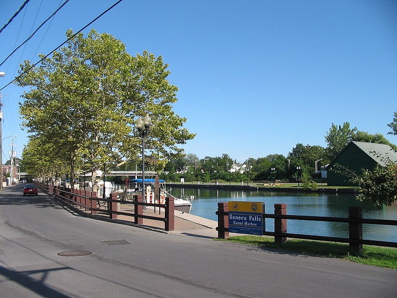 The canal at Seneca Falls.