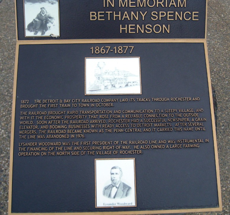 Rochester Bicentennial Sundial marker, decade 1867-1877