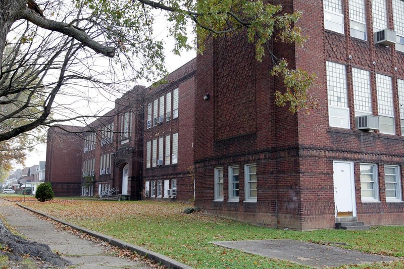 Exterior of Enslow before its demolition