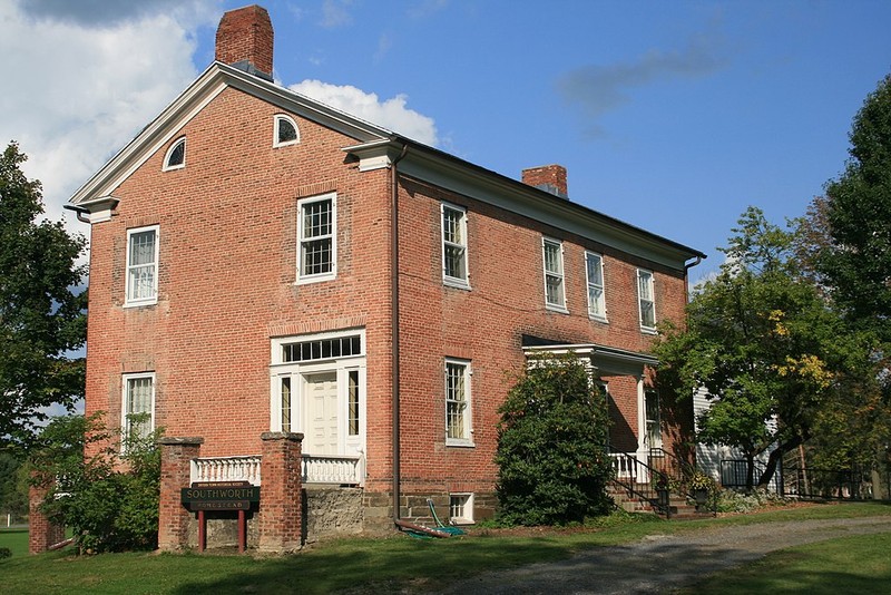 Southworth House was built in 1836. It is now home to the Dryden Historical Society.
