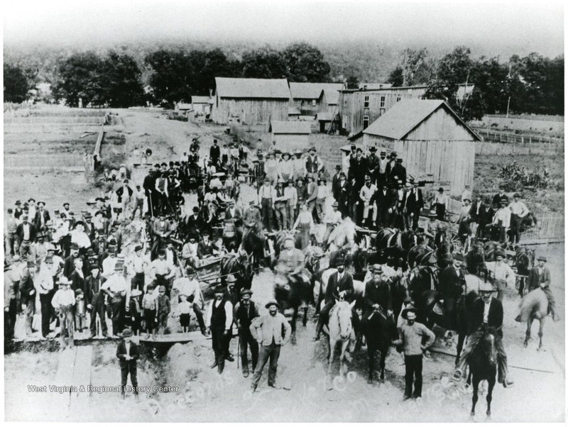 Parsons mob gathered in August 1893. 