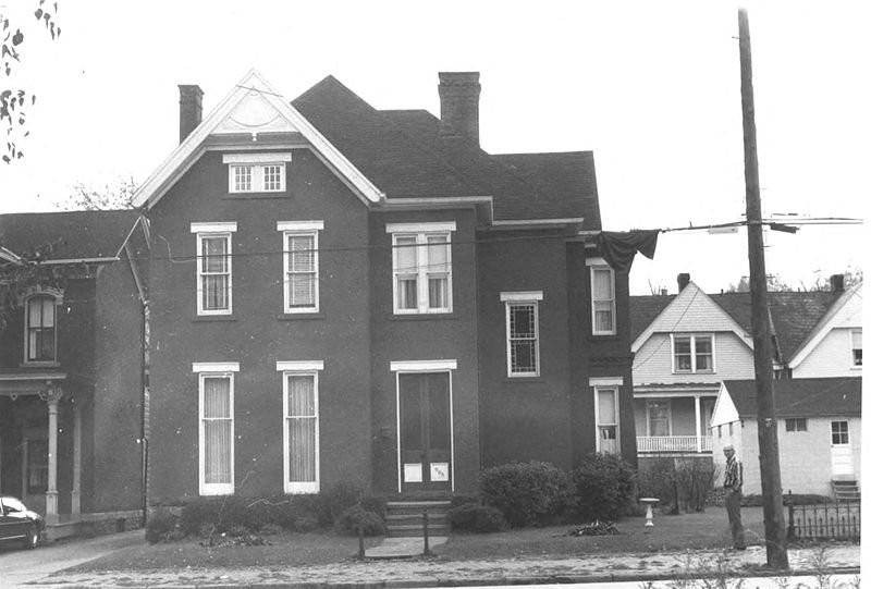 The house as it looked in 1976, the year it achieved National Historic Landmark status.  