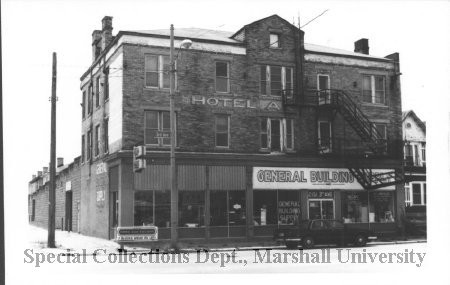 The old Hotel Arthur, pictured circa 1970s