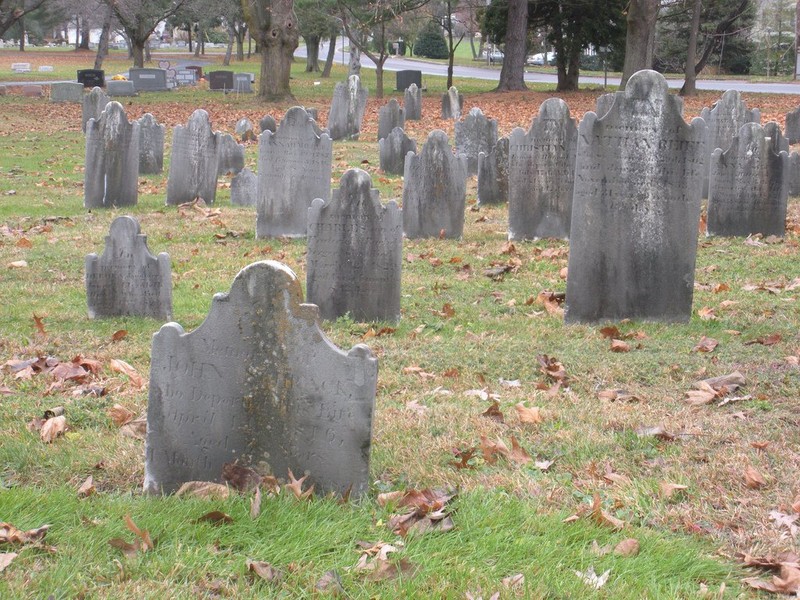 The oldest headstone in the church's cemetery dates back to 1736.