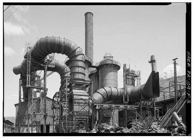 The Lower Works former blast furnaces number 5 and 6. 