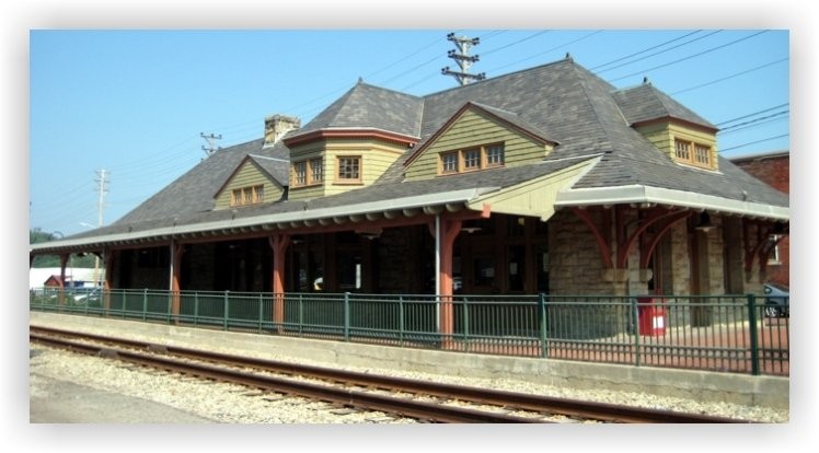 Current Day B&O Railroad Station after renovation. Still in use by the University of Pittsburgh Small business Development.