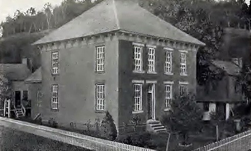 Undated historic photo of Fitz Randolph House