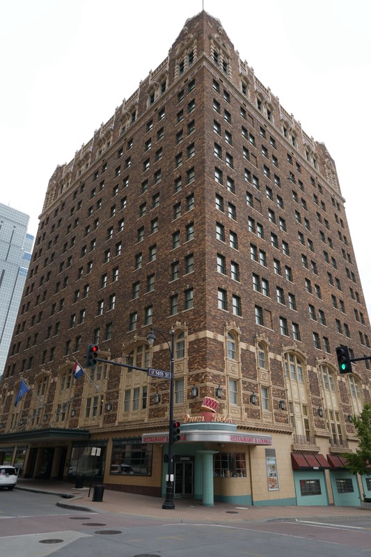 Opened in 1926, the Hotel President was saved from demolition in the early 2000s and reopened as a Hilton hotel. 