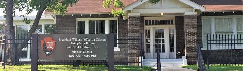 The Visitor Center for the Clinton Birthplace Home NHS 
