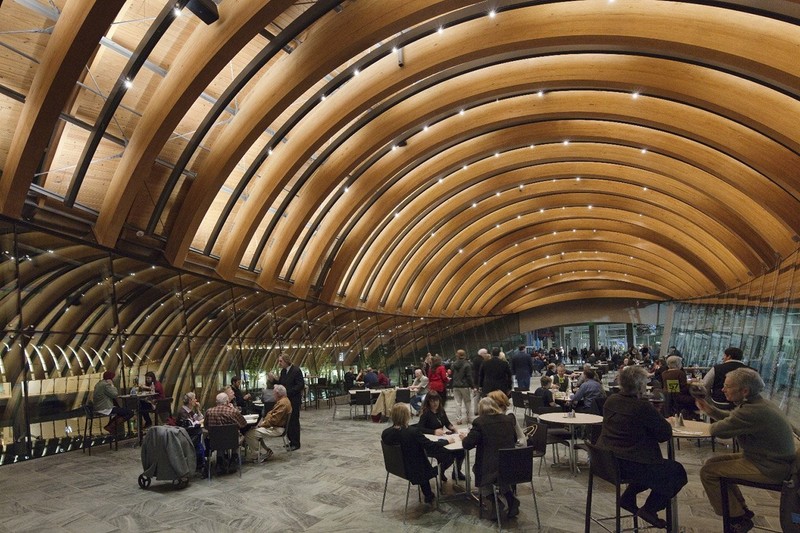 The onsite restaurant "Eleven." Credit: Crystal Bridges