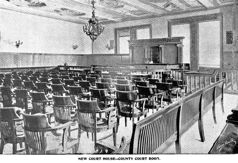 Rochester Courthouse court room (1896)