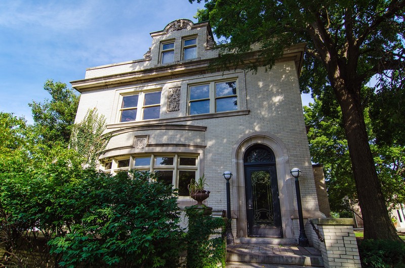 Berger Park Cultural Center North (Gunder) Mansion by Eric Allix Rogers
