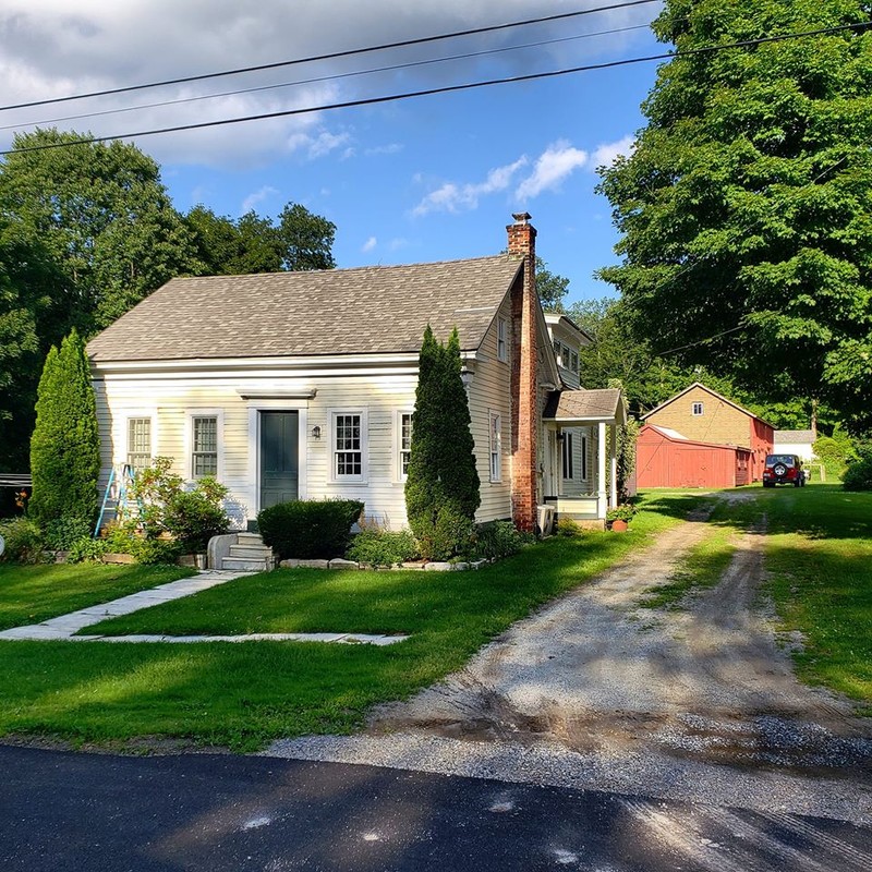 The modest home that now serves as the Griffith Library at the Wilson House. 