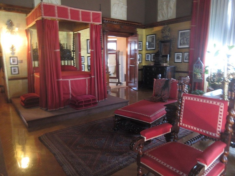 Tours of the Biltmore include the grounds and many of the rooms, including George Vanderbilt's master bedroom 