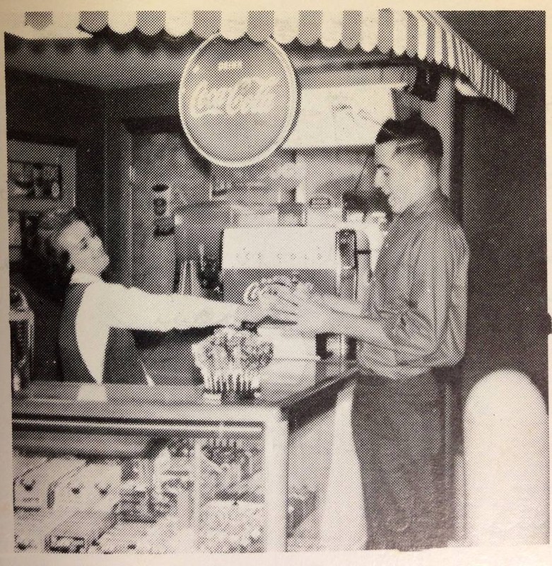 Cameo Theatre concession stand.