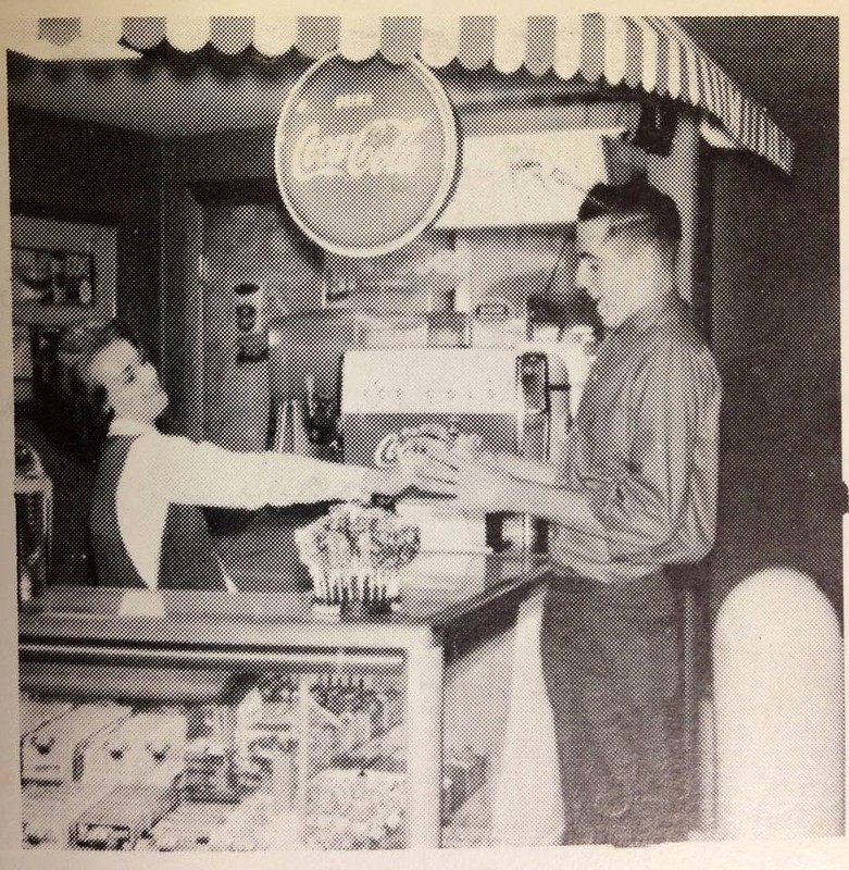 Cameo Theatre concession stand. 