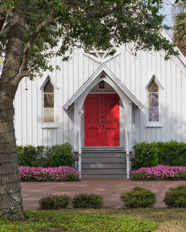 Red Chapel Door