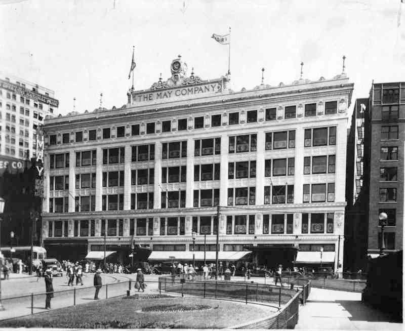 1924 Photo of May Company Cleveland