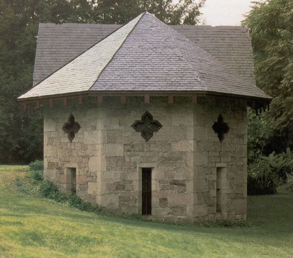 The site also includes various out buildings such as the abattoir, or smokehouse and butcher shop. 