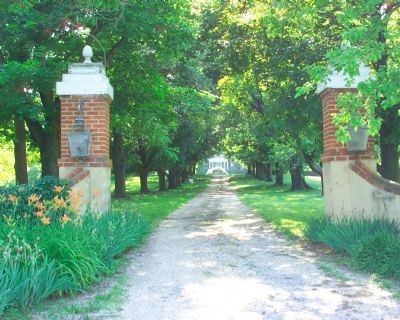 Front gate to the property