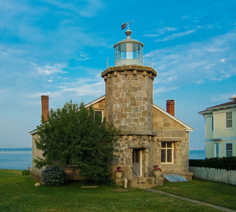 The Stonington Harbor Light was built in 1840 and is now a museum.