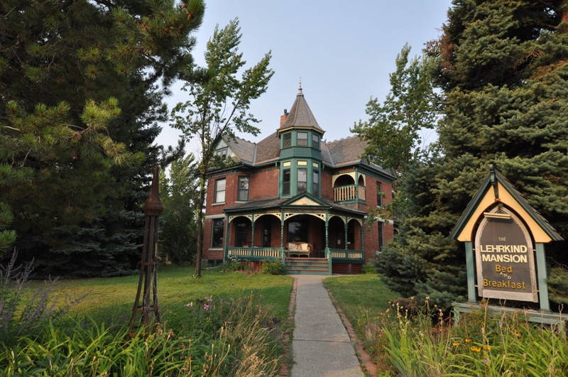 The Bozeman's Lehrkind Mansion Bed & Breakfast was built in 1897 by German native Julius Lehrkind. 