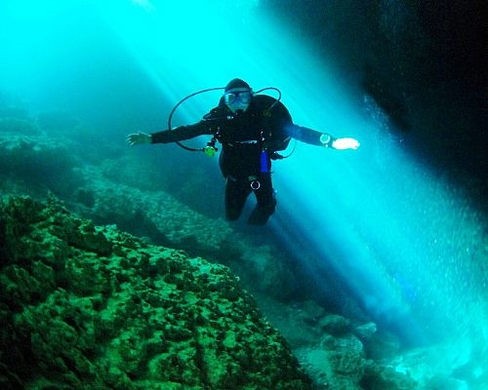 Diver in the spring (1)