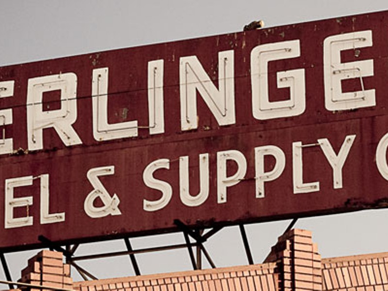 Gerlinger Steel & Supply Co. Sign (detail)