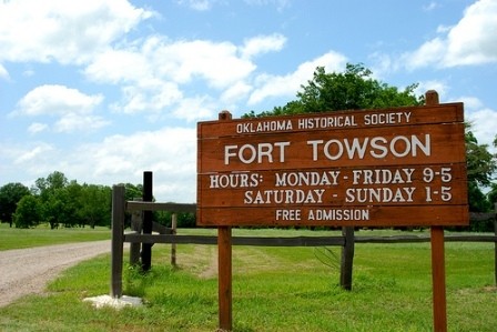 Entrance to Fort Towson