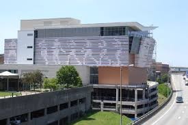 The outside of the Muhammad Ali Center shows the great architecture that makes this building incredible. 