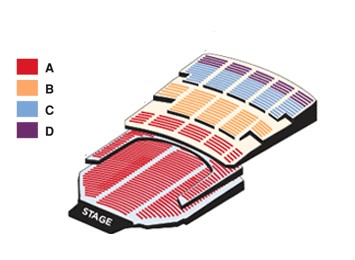 Seating chart of the Byham Theater now.