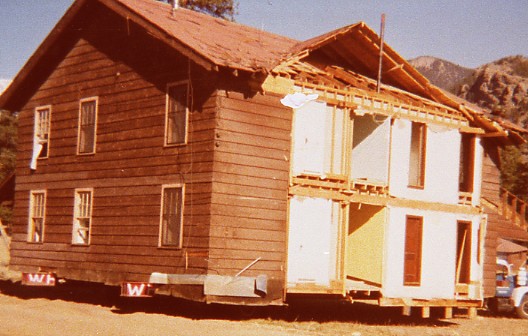 Old Wind River Lodge In the Process of Being Demolished 