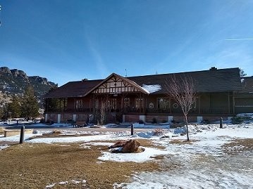 YMCA of the Rockies Estes Park Administration Building Winter 2019