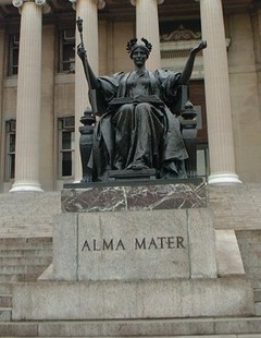 Columbia University's Alma Mater statue has been a symbol of the university since its dedication in 1903