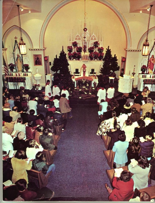 Interior of the church