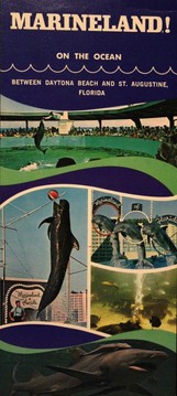 This is an old brochure for Marineland when it first opened. This explains to its viewers what they will expect when they visit Marineland. 