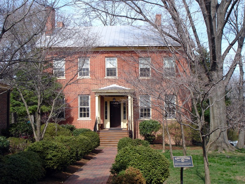 The Dr. Gunnell House - now an administrative office for the adjacent church