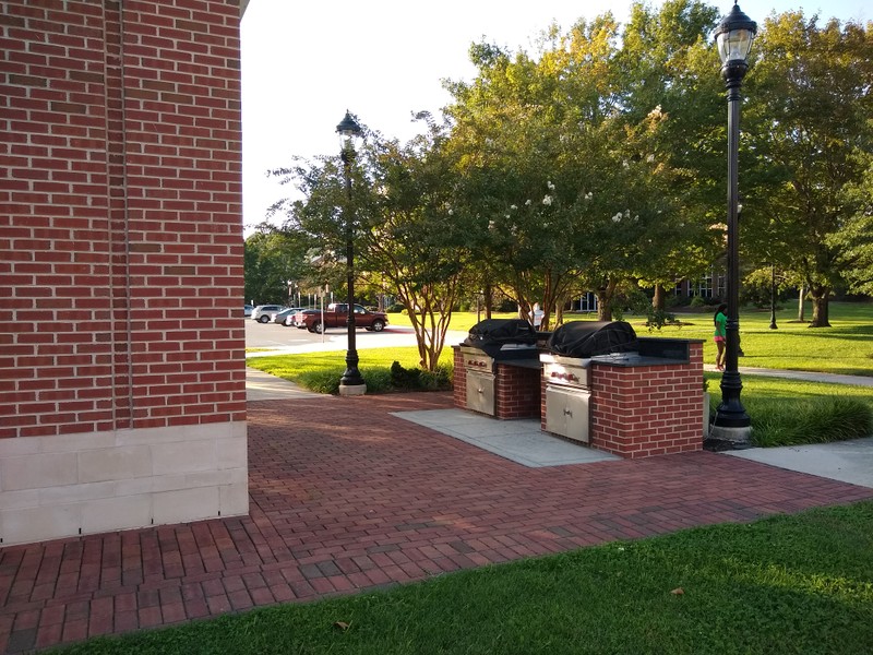 Grills at Pavilion Outside Sea Gull Square, 2020