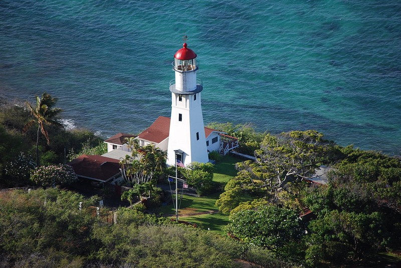 Diamond Head Lighthouse, Hawaii.