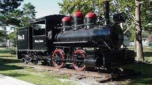 This is one of the one of the "baby trains" that is located on the side of the Orphan Train Museum.