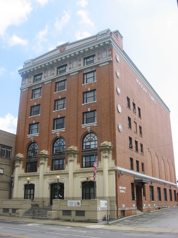 The Masonic Temple as it currently stands.