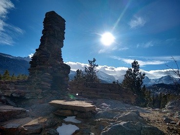 Ruins of the Burnt Down Mountainside Study