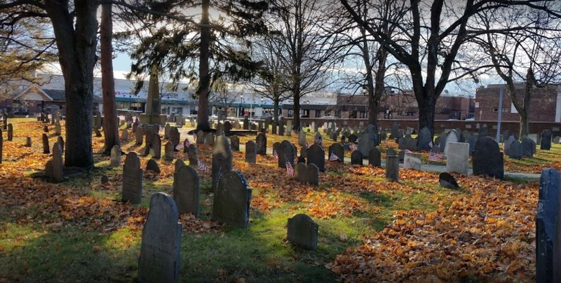 The Salem Street Burying Ground (photo by Julius Long)